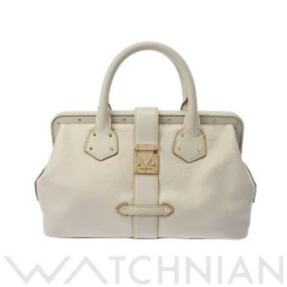 Louis Vuitton Suhali Ingenieux Blanc White Leather Handbag